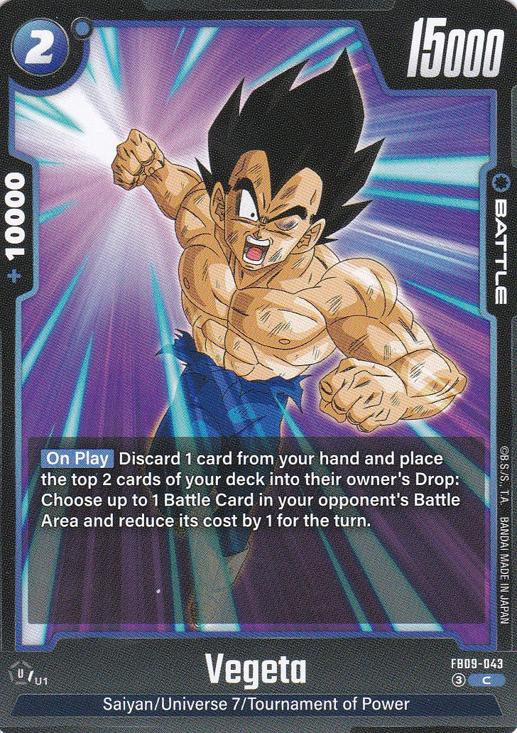 Vegeta - 43 - Common - Englisch - Dual Evolution - Dragon Ball Fusion World