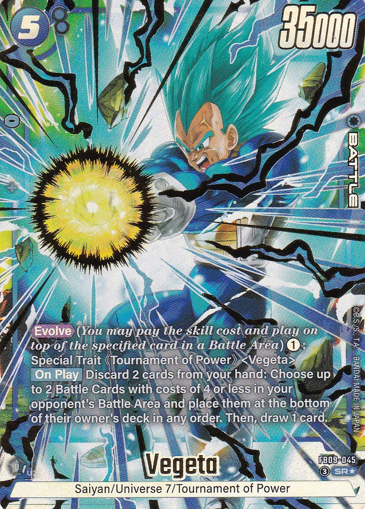 Vegeta - 45 - Alt Art - Englisch - Dual Evolution - Dragon Ball Fusion World