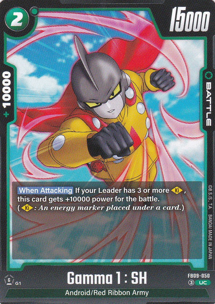Gamma 1 : SH - 50 - Uncommon - Englisch - Dual Evolution - Dragon Ball Fusion World