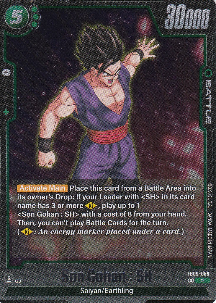 Son Gohan : SH - 59 - Uncommon - Englisch - Dual Evolution - Dragon Ball Fusion World