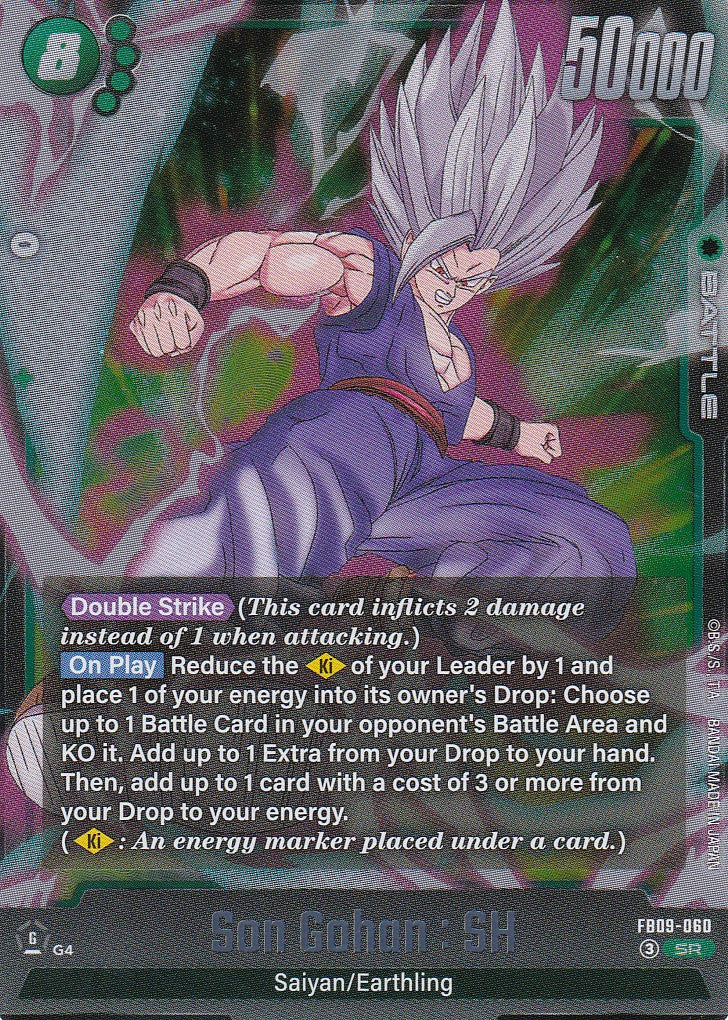 Son Gohan : SH - 60 - Super Rare - Englisch - Dual Evolution - Dragon Ball Fusion World