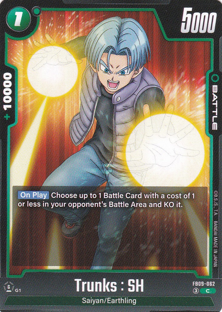 Trunks : SH - 62 - Common - Englisch - Dual Evolution - Dragon Ball Fusion World