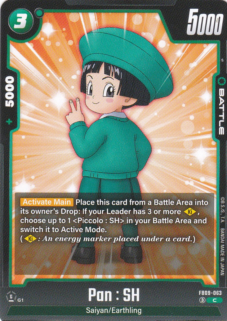 Pan : SH - 63 - Common - Englisch - Dual Evolution - Dragon Ball Fusion World