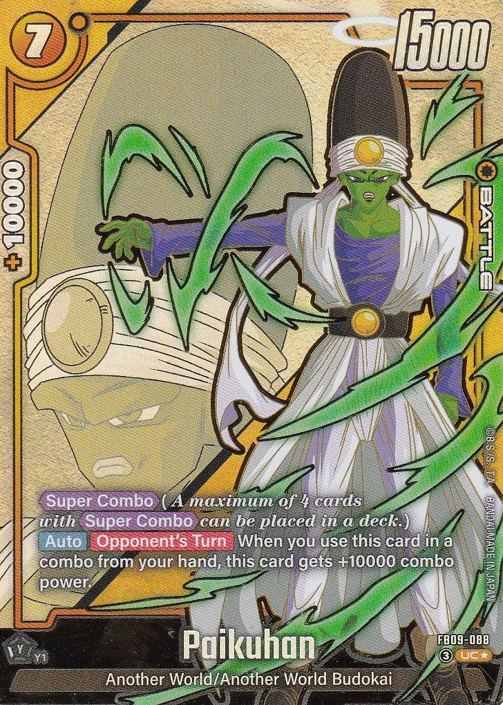 Paikuhan - 88 - Alt Art - Englisch - Dual Evolution - Dragon Ball Fusion World