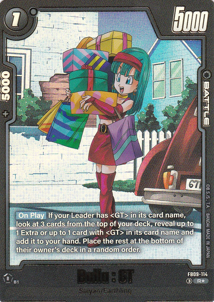 Bulla : GT - 114 - Alt Art - Englisch - Dual Evolution - Dragon Ball Fusion World