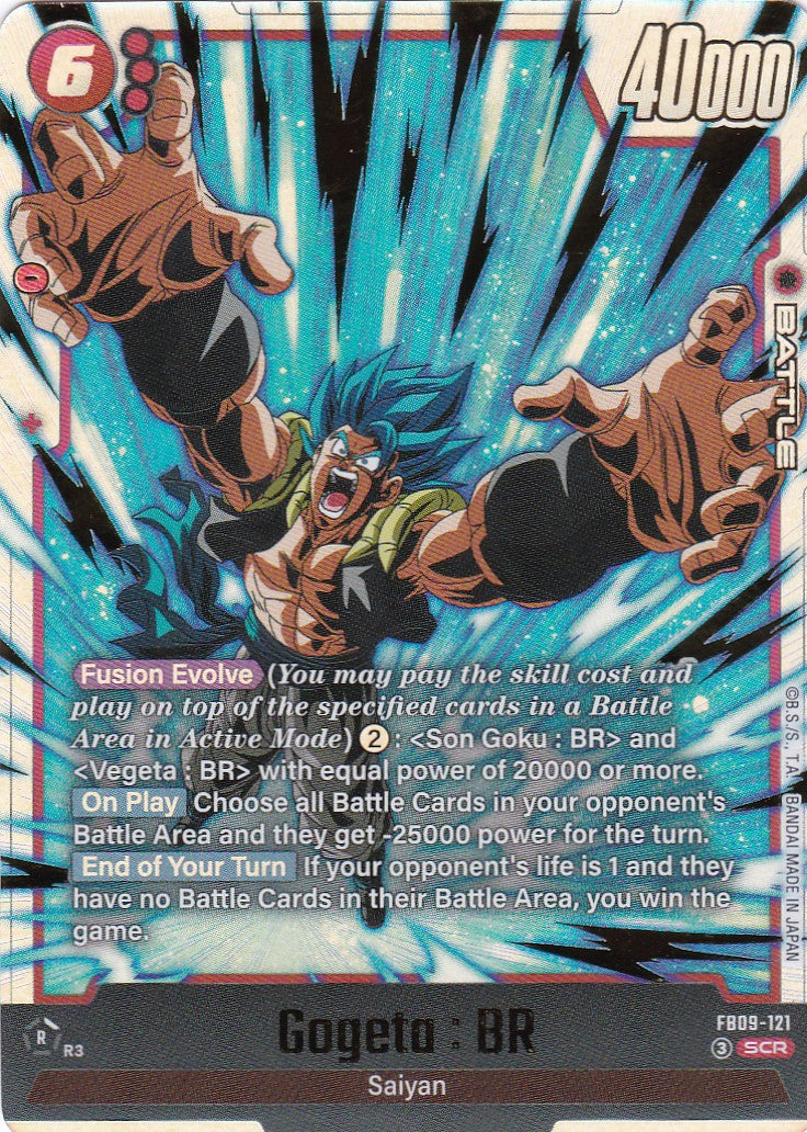 Gogeta : BR - 121 - Secret Rare - Englisch - Dual Evolution - Dragon Ball Fusion World