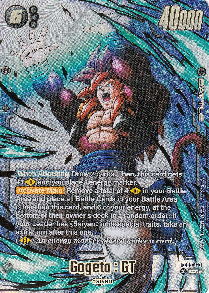 Gogeta : GT - 123 - Alt Art - Englisch - Dual Evolution - Dragon Ball Fusion World