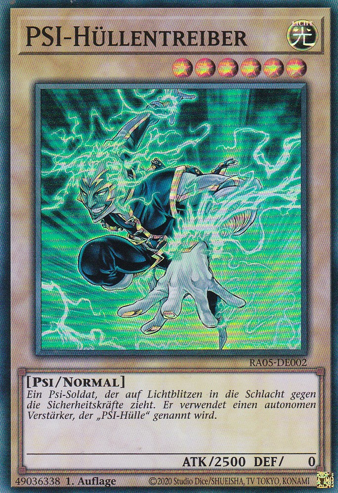 PSI-Hüllentreiber - RA05-DE002 - Super Rare - Deutsch - Rarity Collection 5 - Yugioh
