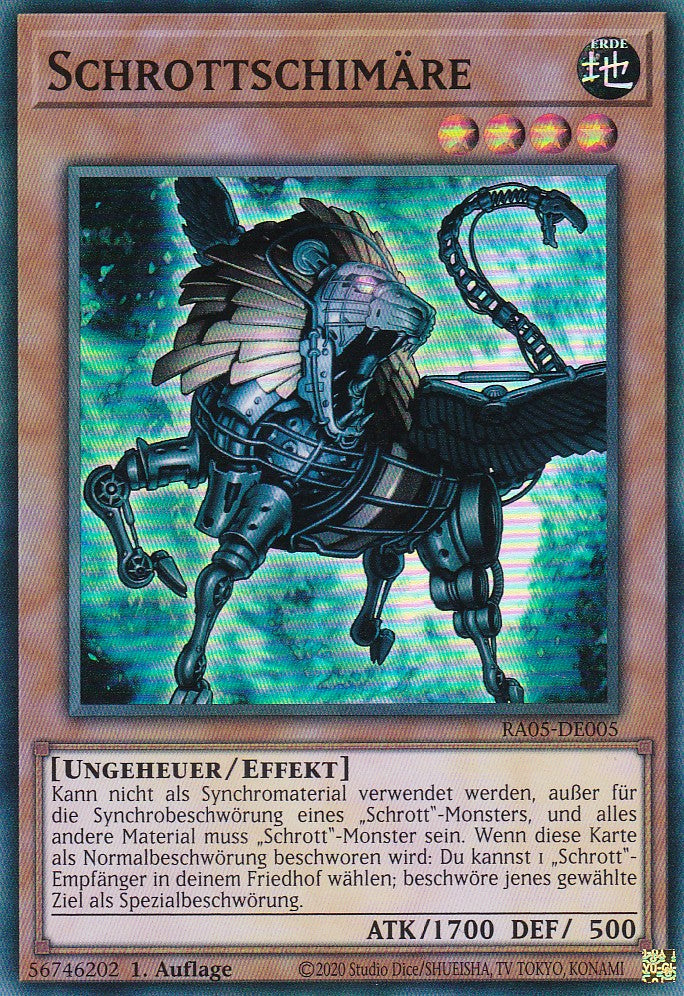 Schrottschimäre - RA05-DE005 - Super Rare - Deutsch - Rarity Collection 5 - Yugioh
