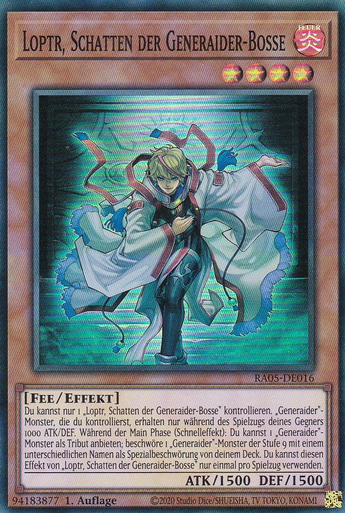 Loptr, Schatten der Generaider-Bosse - RA05-DE016 - Super Rare - Deutsch - Rarity Collection 5 - Yugioh