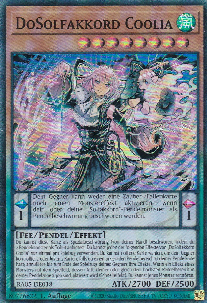 DoSolfakkord Coolia - RA05-DE018 - Super Rare - Deutsch - Rarity Collection 5 - Yugioh