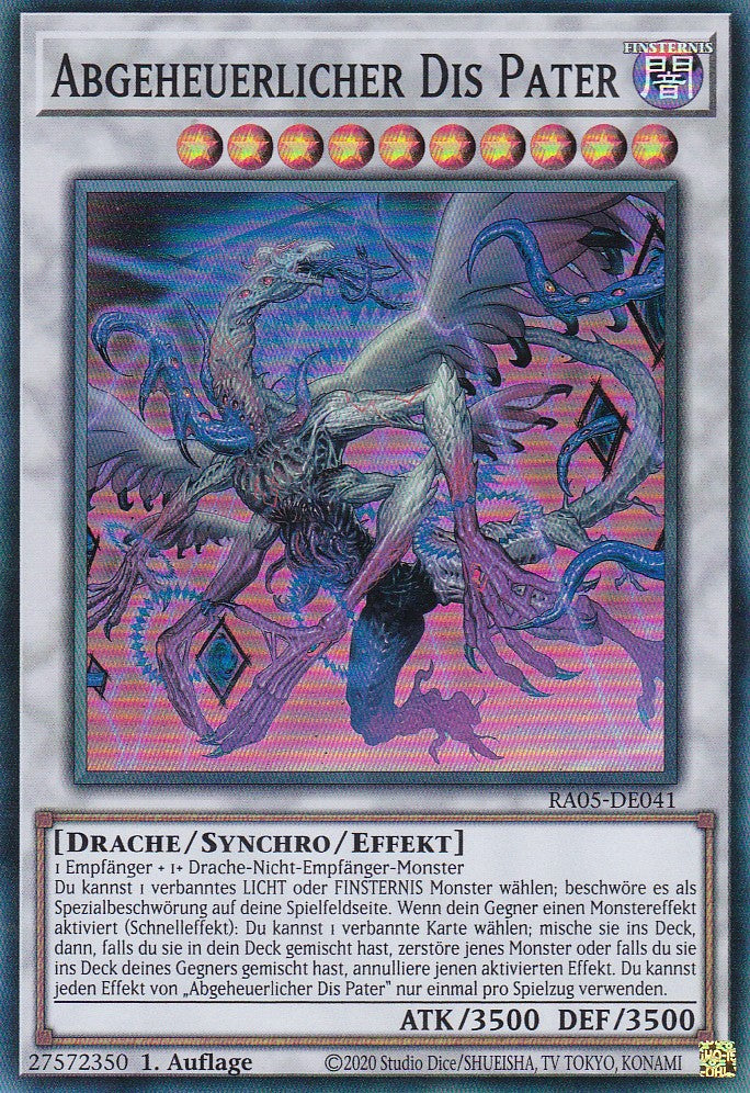 Abgeheuerlicher Dis Pater - RA05-DE041 - Super Rare - Deutsch - Rarity Collection 5 - Yugioh