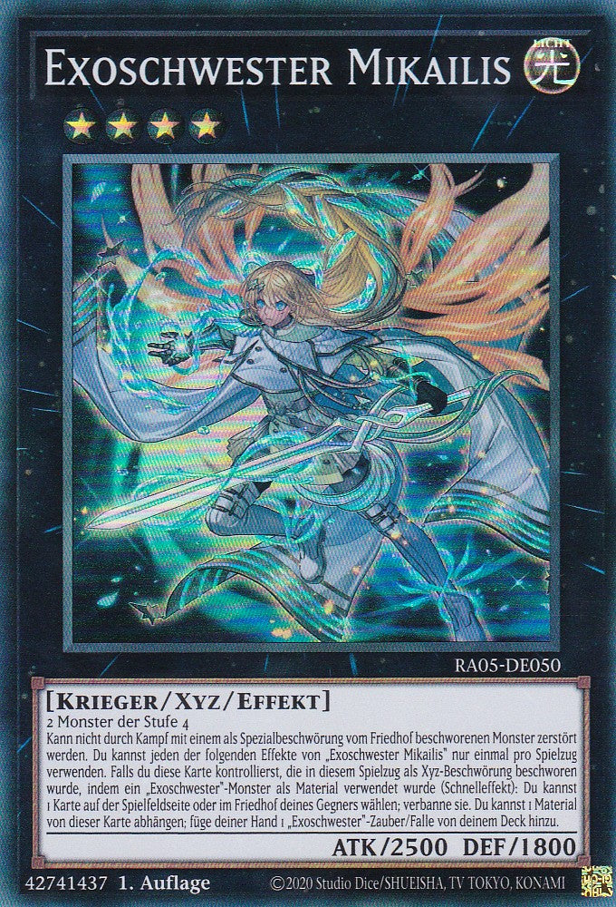 Exoschwester Mikailis - RA05-DE050 - Super Rare - Deutsch - Rarity Collection 5 - Yugioh