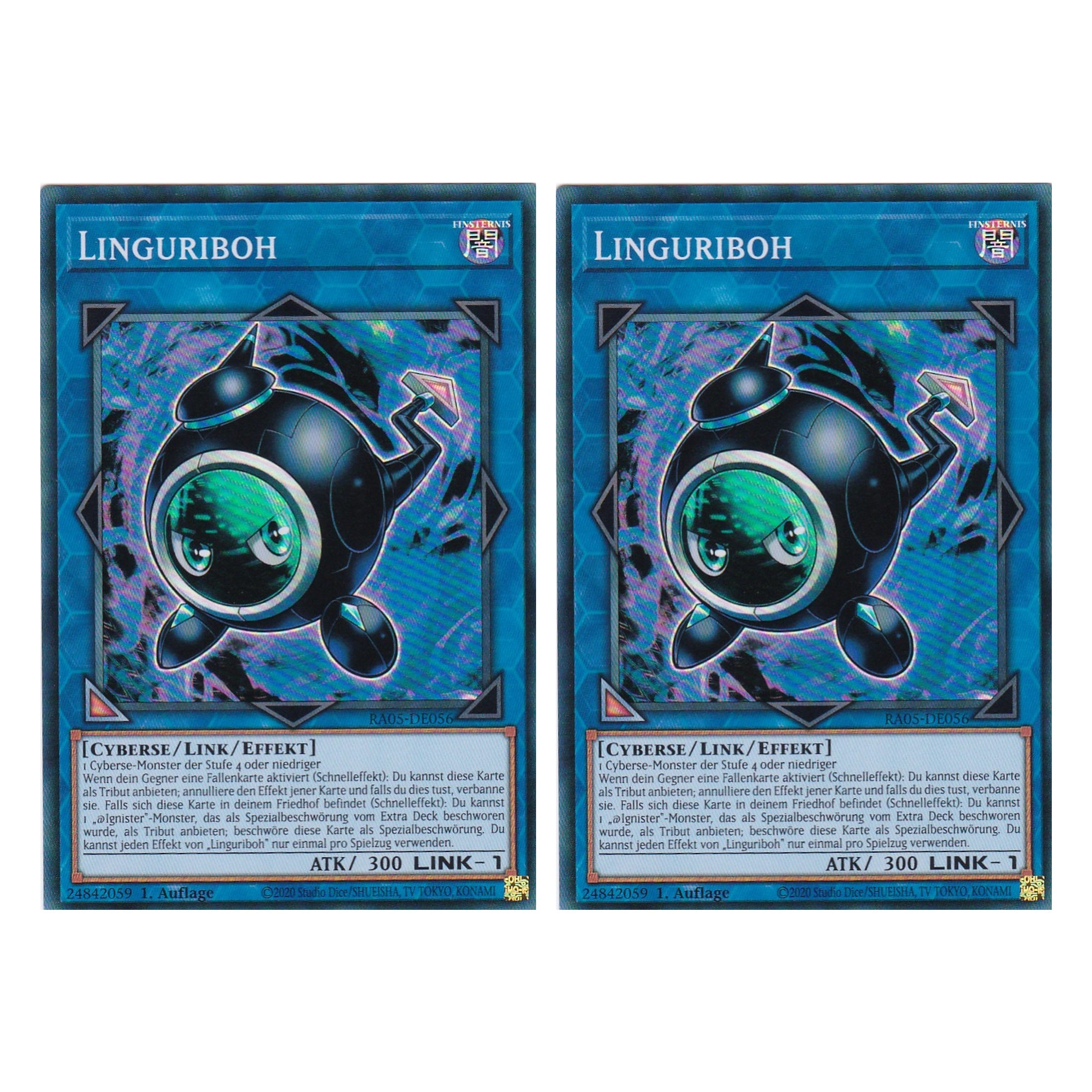 Linguriboh - RA05-DE056 - Super Rare - Deutsch - Rarity Collection 5 - Yugioh - Duo Set (2 Stück)