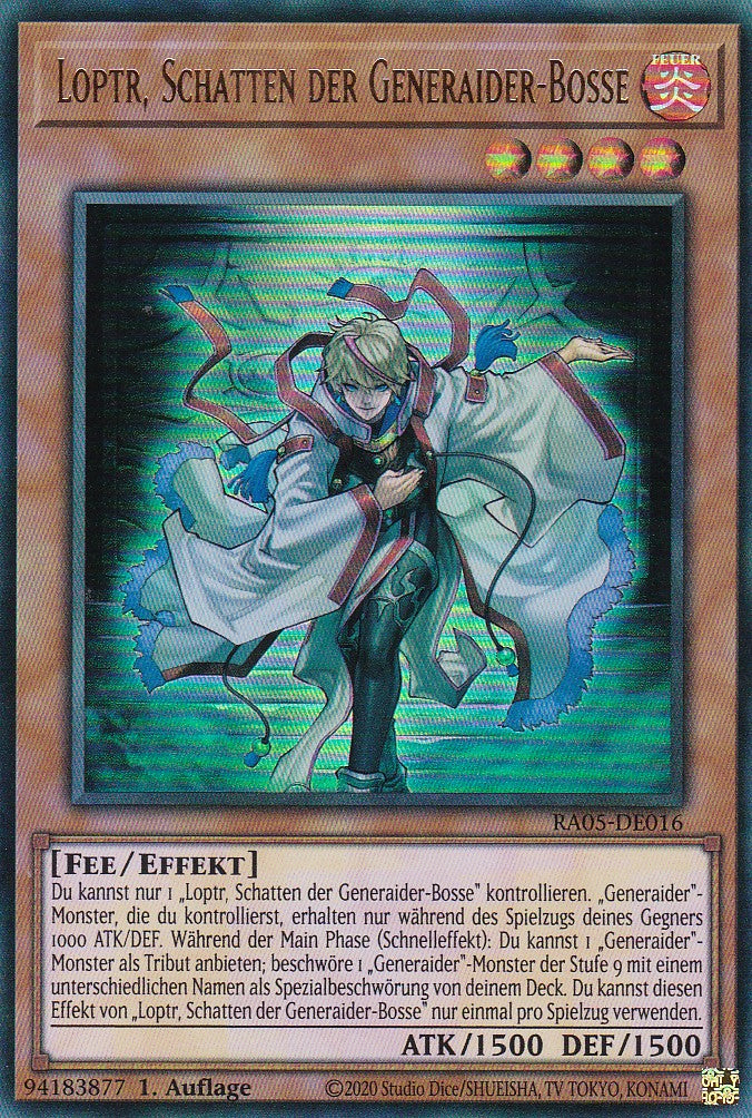 Loptr, Schatten der Generaider-Bosse - RA05-DE016 - Ultra Rare - Deutsch - Rarity Collection 5 - Yugioh