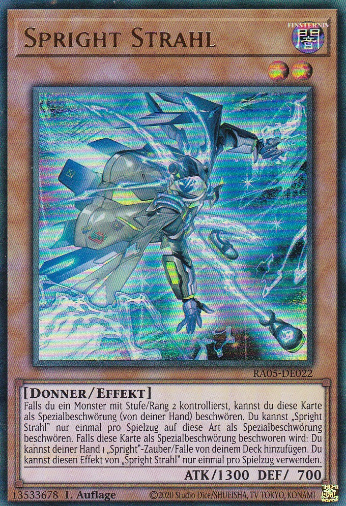 Spright Strahl - RA05-DE022 - Ultra Rare - Deutsch - Rarity Collection 5 - Yugioh