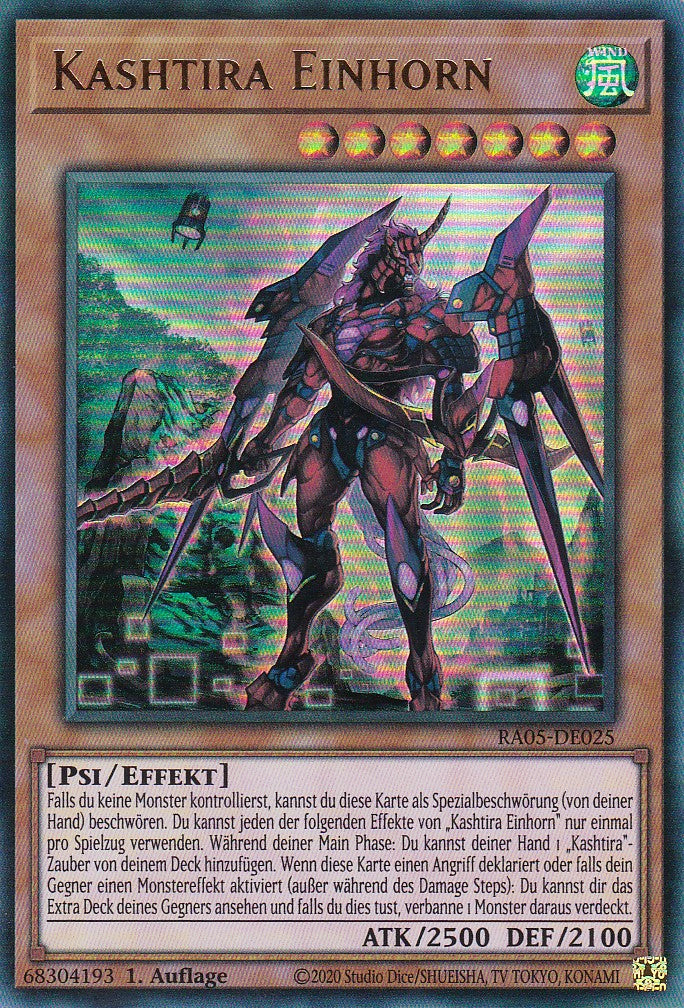 Kashtira Einhorn - RA05-DE025 - Ultra Rare - Deutsch - Rarity Collection 5 - Yugioh
