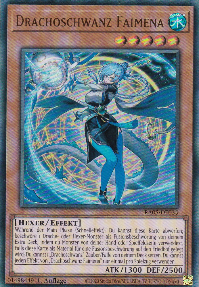 Drachoschwanz Faimena - RA05-DE035 - Ultra Rare - Deutsch - Rarity Collection 5 - Yugioh