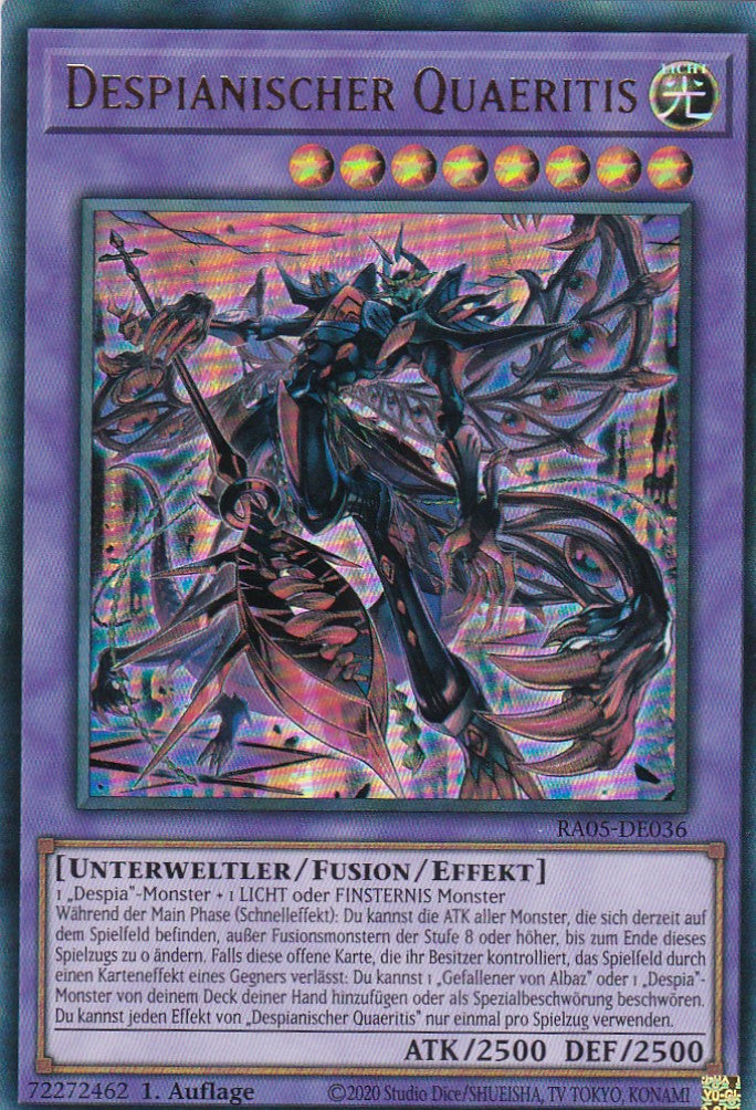 Despianischer Quaeritis - RA05-DE036 - Ultra Rare - Deutsch - Rarity Collection 5 - Yugioh