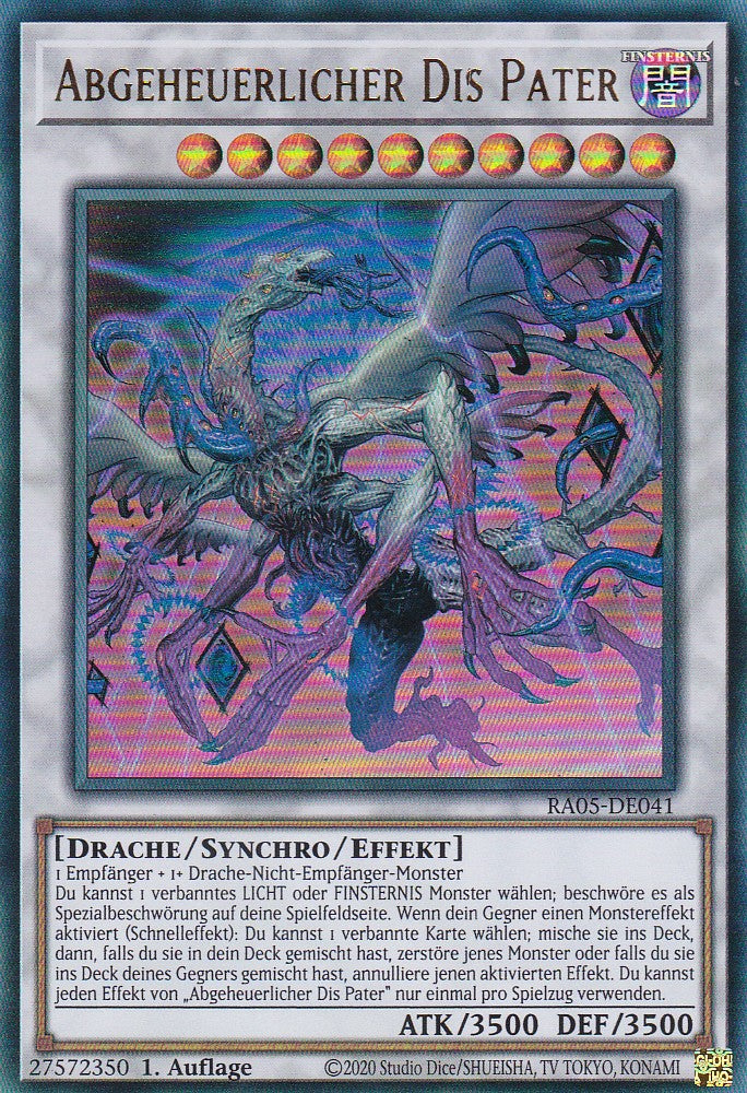 Abgeheuerlicher Dis Pater - RA05-DE041 - Ultra Rare - Deutsch - Rarity Collection 5 - Yugioh