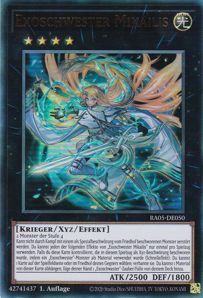 Exoschwester Mikailis - RA05-DE050 - Ultra Rare - Deutsch - Rarity Collection 5 - Yugioh