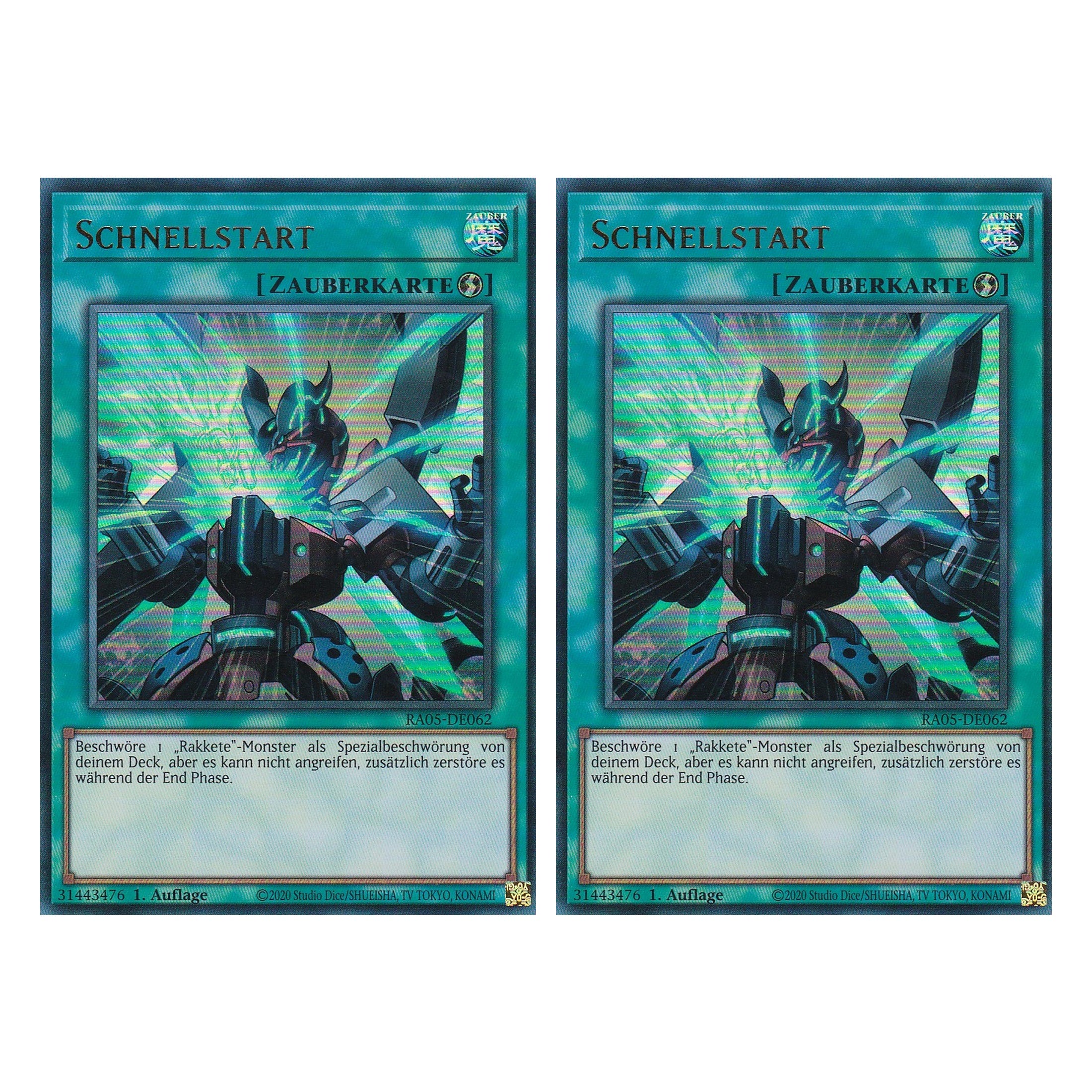 Schnellstart - RA05-DE062 - Ultra Rare - Deutsch - Rarity Collection 5 - Yugioh - Duo Set (2 Stück)