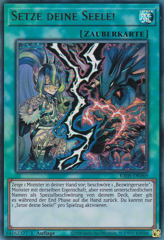 Setze deine Seele! - RA05-DE069 - Ultra Rare - Deutsch - Rarity Collection 5 - Yugioh