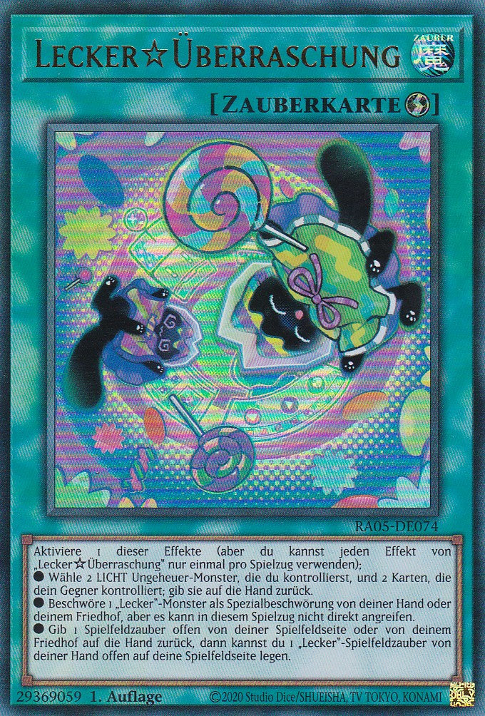 Lecker☆Überraschung - RA05-DE074 - Ultra Rare - Deutsch - Rarity Collection 5 - Yugioh