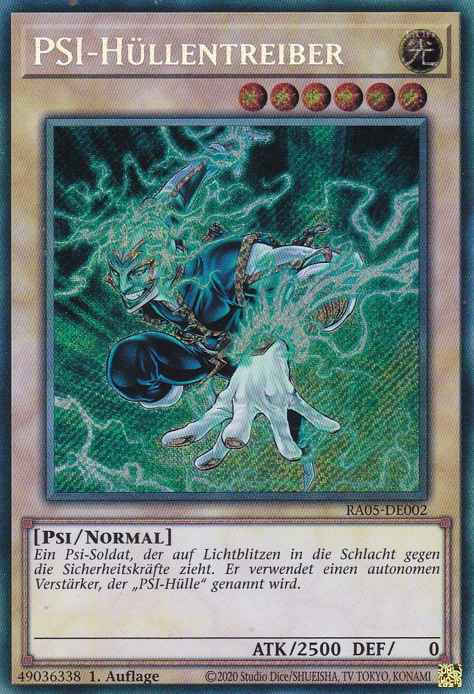 PSI-Hüllentreiber - RA05-DE002 - Secret Rare - Deutsch - Rarity Collection 5 - Yugioh