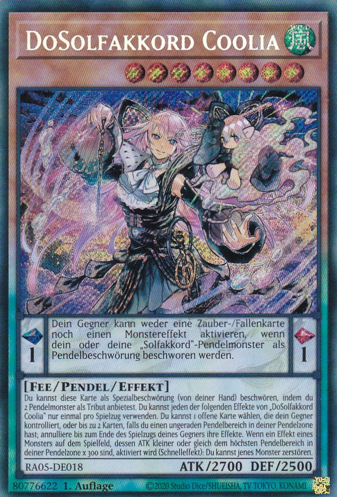 DoSolfakkord Coolia - RA05-DE018 - Secret Rare - Deutsch - Rarity Collection 5 - Yugioh
