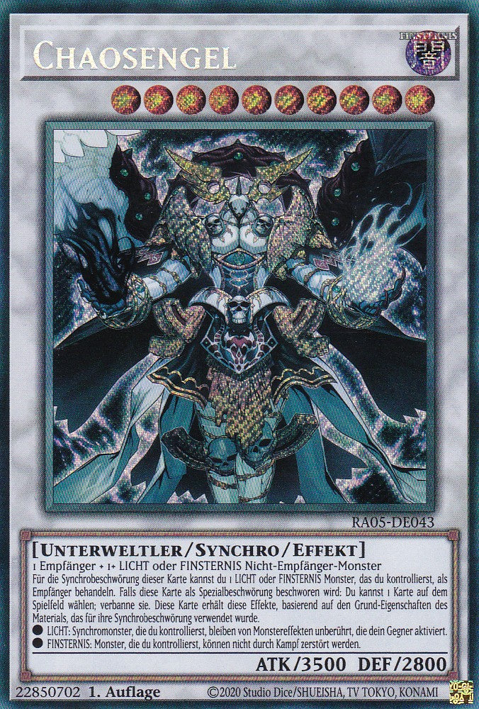 Chaosengel - RA05-DE043 - Secret Rare - Deutsch - Rarity Collection 5 - Yugioh