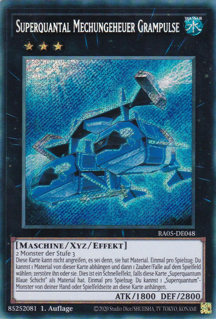 Superquantal Mechungeheuer Grampulse - RA05-DE048 - Secret Rare - Deutsch - Rarity Collection 5 - Yugioh