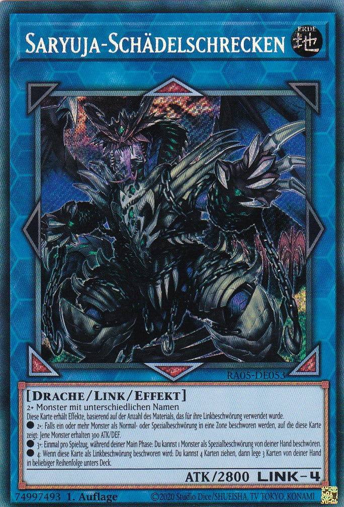 Saryuja-Schädelschrecken - RA05-DE053 - Secret Rare - Deutsch - Rarity Collection 5 - Yugioh