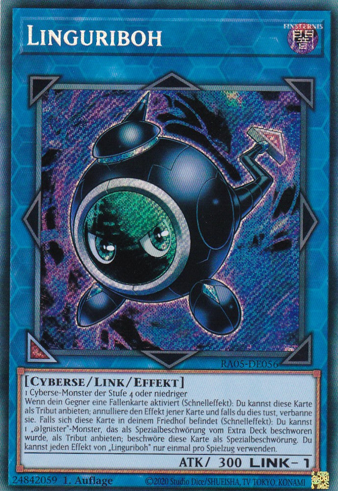 Linguriboh - RA05-DE056 - Secret Rare - Deutsch - Rarity Collection 5 - Yugioh