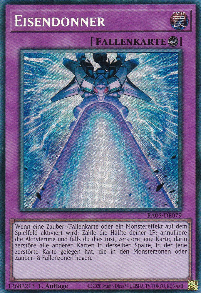 Eisendonner - RA05-DE079 - Secret Rare - Deutsch - Rarity Collection 5 - Yugioh