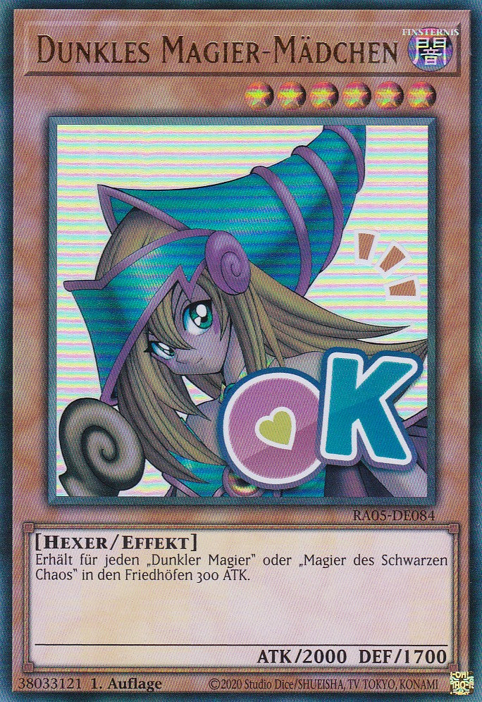 Dunkles Magier-Mädchen - RA05-DE084 - Ultra Rare - Deutsch - Rarity Collection 5 - Yugioh