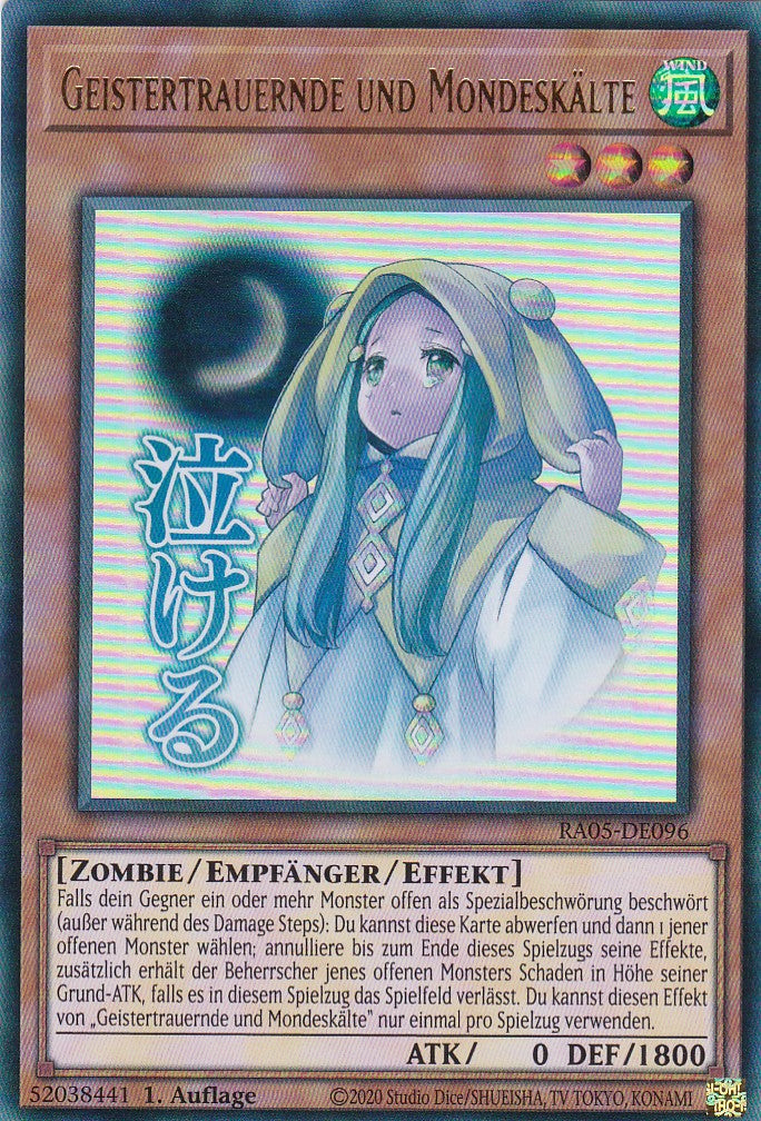 Geistertrauernde und Mondeskälte - RA05-DE096 - Ultra Rare - Deutsch - Rarity Collection 5 - Yugioh