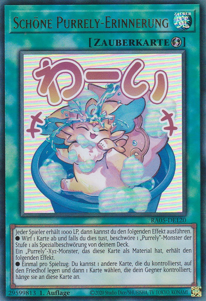 Schöne Purrely-Erinnerung - RA05-DE120 - Ultra Rare - Deutsch - Rarity Collection 5 - Yugioh