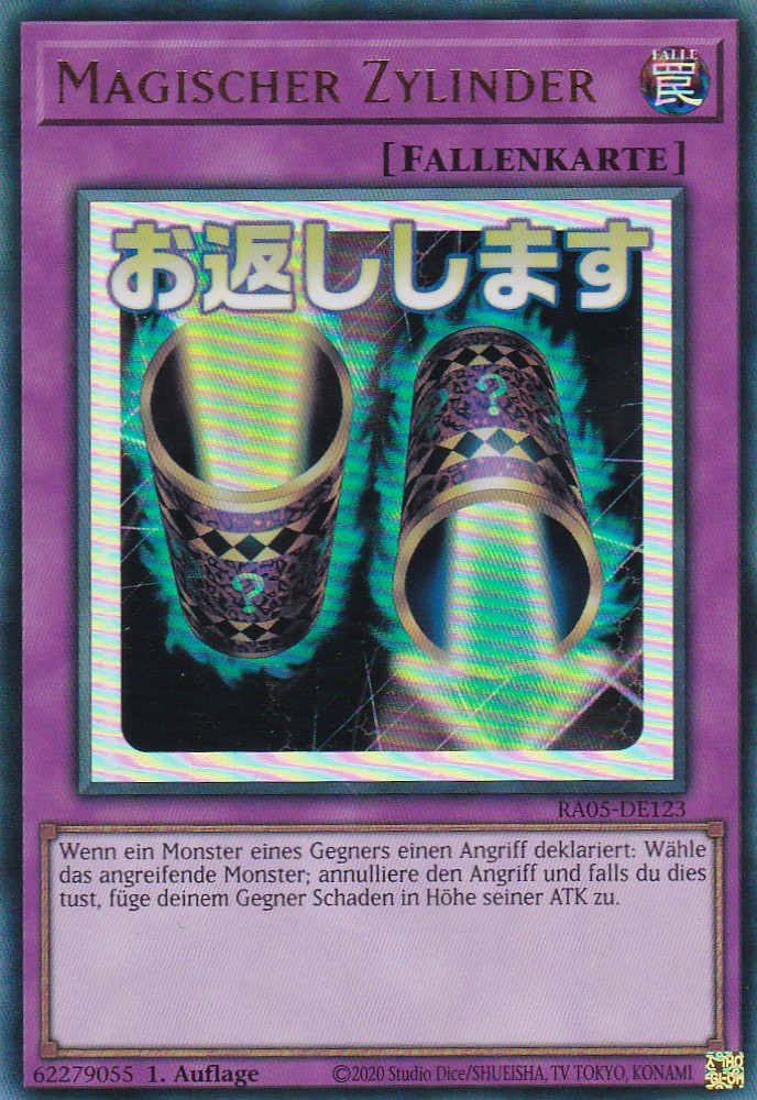 Magischer Zylinder - RA05-DE123 - Ultra Rare - Deutsch - Rarity Collection 5 - Yugioh