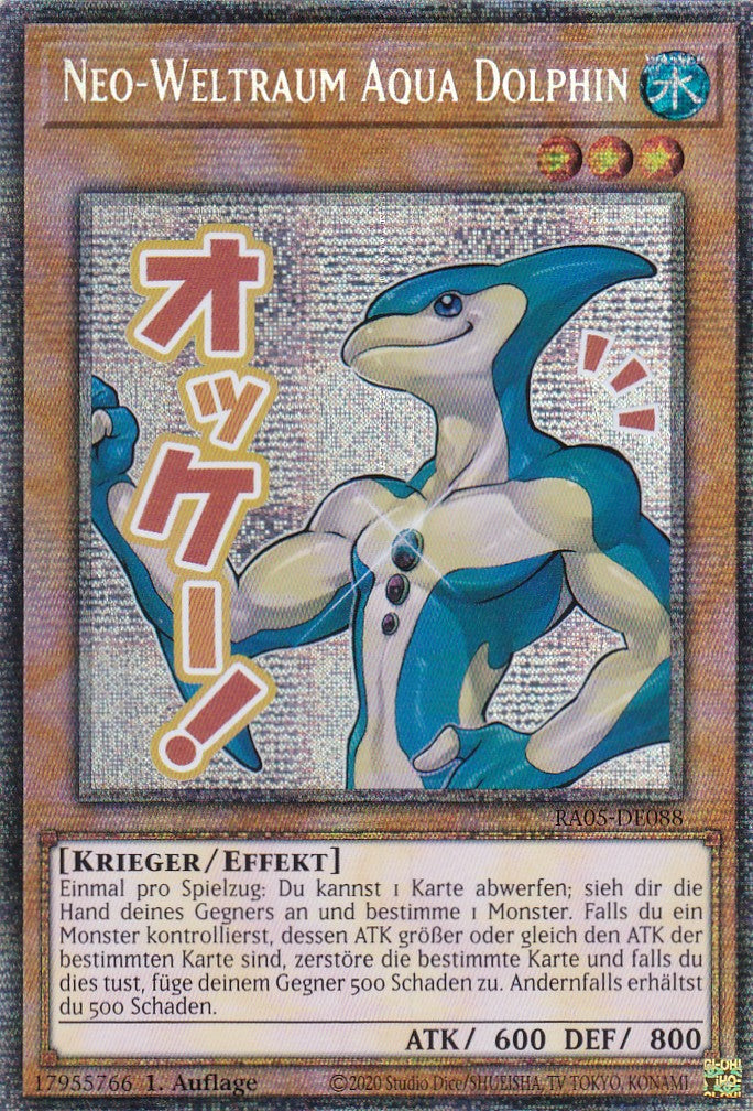 Neo-Weltraum Aqua Dolphin - RA05-DE088 - Starlight Rare - Deutsch - Rarity Collection 5 - Yugioh