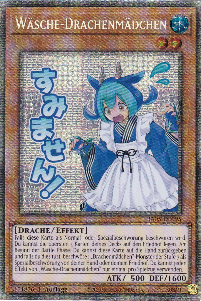Wäsche-Drachenmädchen - RA05-DE095 - Starlight Rare - Deutsch - Rarity Collection 5 - Yugioh