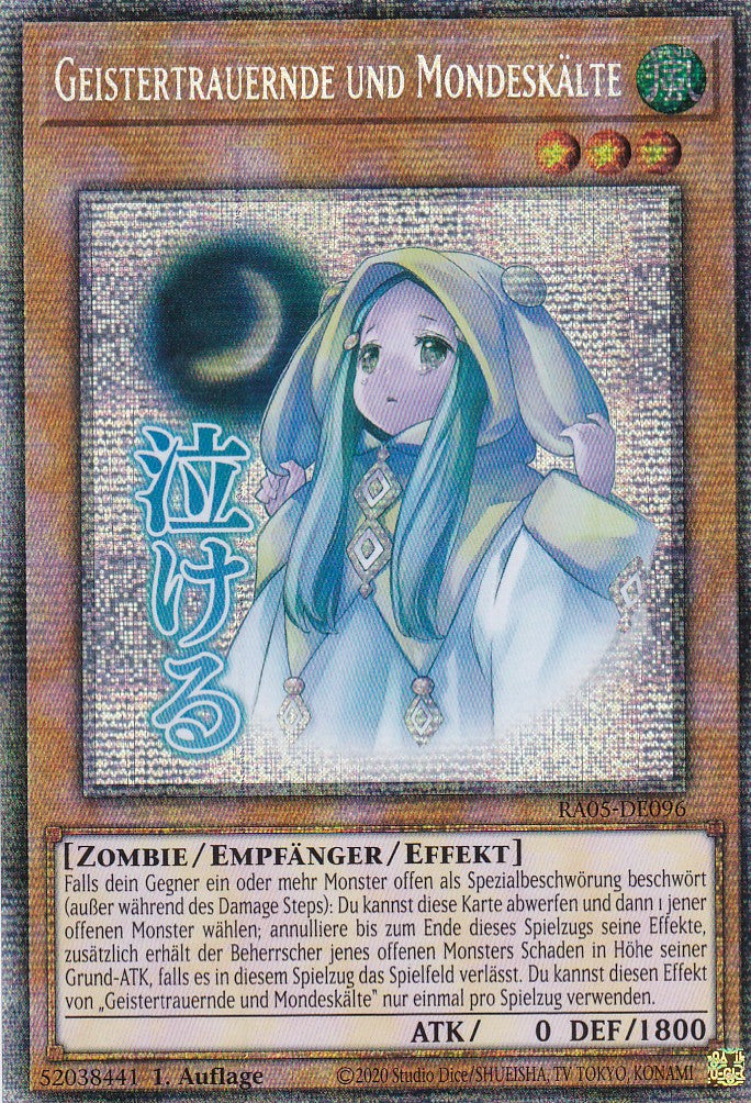 Geistertrauernde und Mondeskälte - RA05-DE096 - Starlight Rare - Deutsch - Rarity Collection 5 - Yugioh
