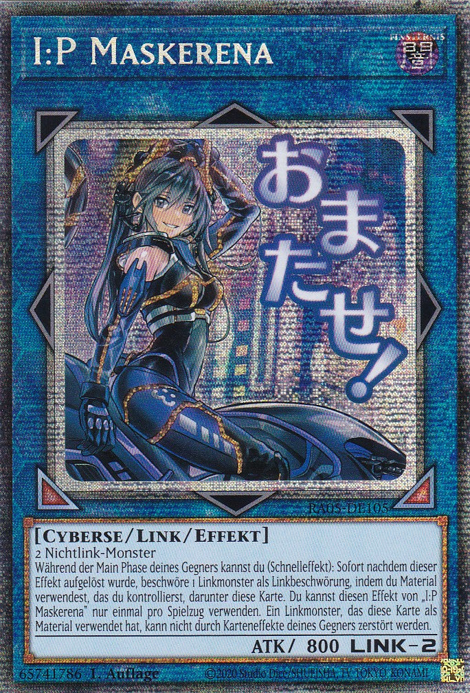 I:P Maskerena - RA05-DE105 - Starlight Rare - Deutsch - Rarity Collection 5 - Yugioh