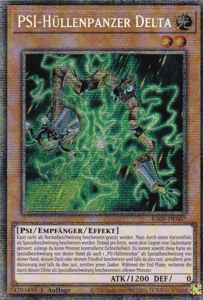 PSI-Hüllenpanzer Gamma - RA05-DE006 - Starlight Rare - Deutsch - Rarity Collection 5 - Yugioh