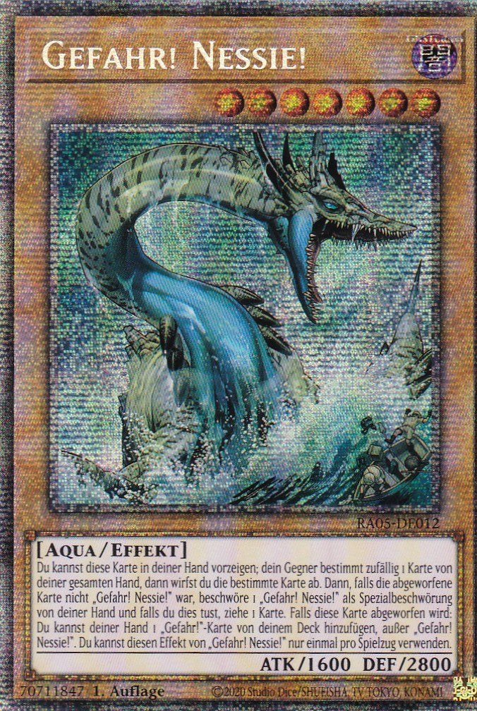 Gefahr! Nessie! - RA05-DE012 - Starlight Rare - Deutsch - Rarity Collection 5 - Yugioh