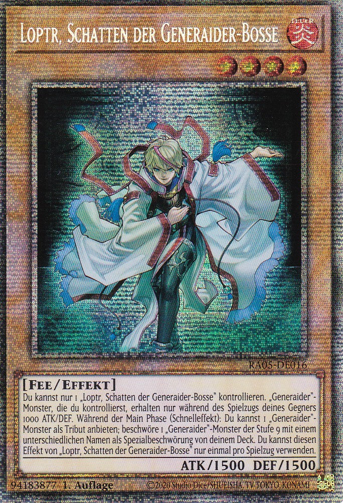 Loptr, Schatten der Generaider-Bosse - RA05-DE016 - Starlight Rare - Deutsch - Rarity Collection 5 - Yugioh