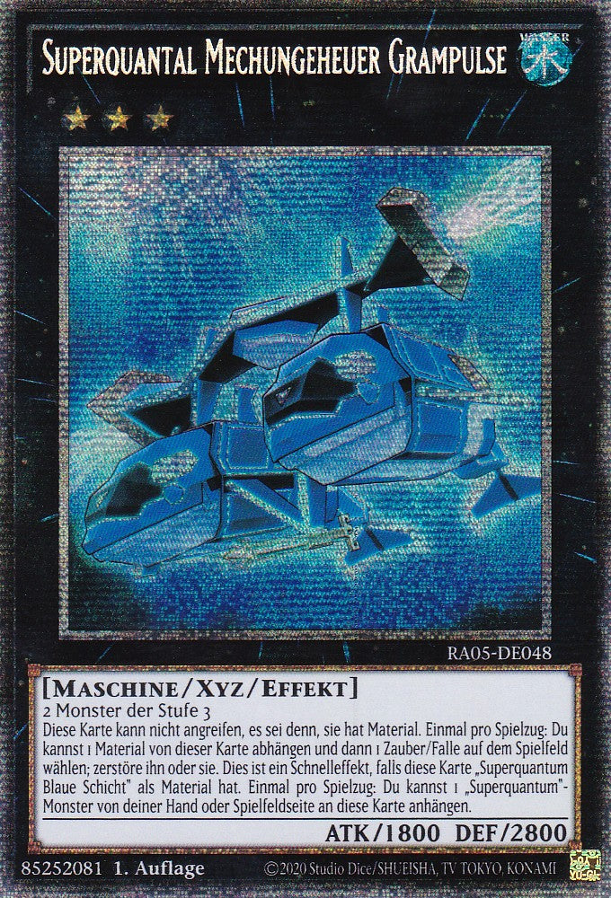 Superquantal Mechungeheuer Grampulse - RA05-DE048 - Starlight Rare - Deutsch - Rarity Collection 5 - Yugioh