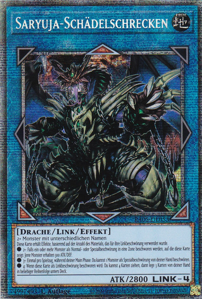 Saryuja-Schädelschrecken - RA05-DE053 - Starlight Rare - Deutsch - Rarity Collection 5 - Yugioh
