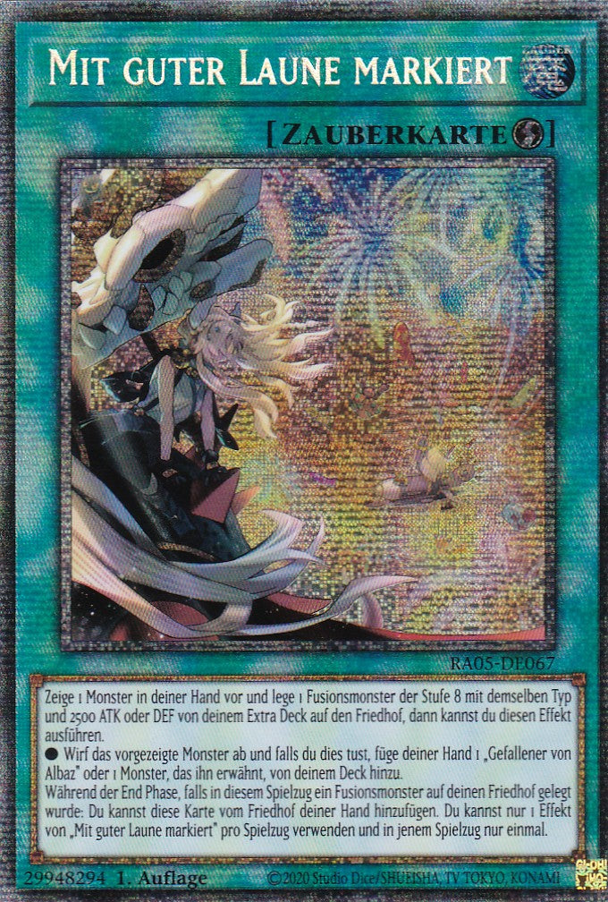 Mit guter Laune markiert - RA05-DE067 - Starlight Rare - Deutsch - Rarity Collection 5 - Yugioh