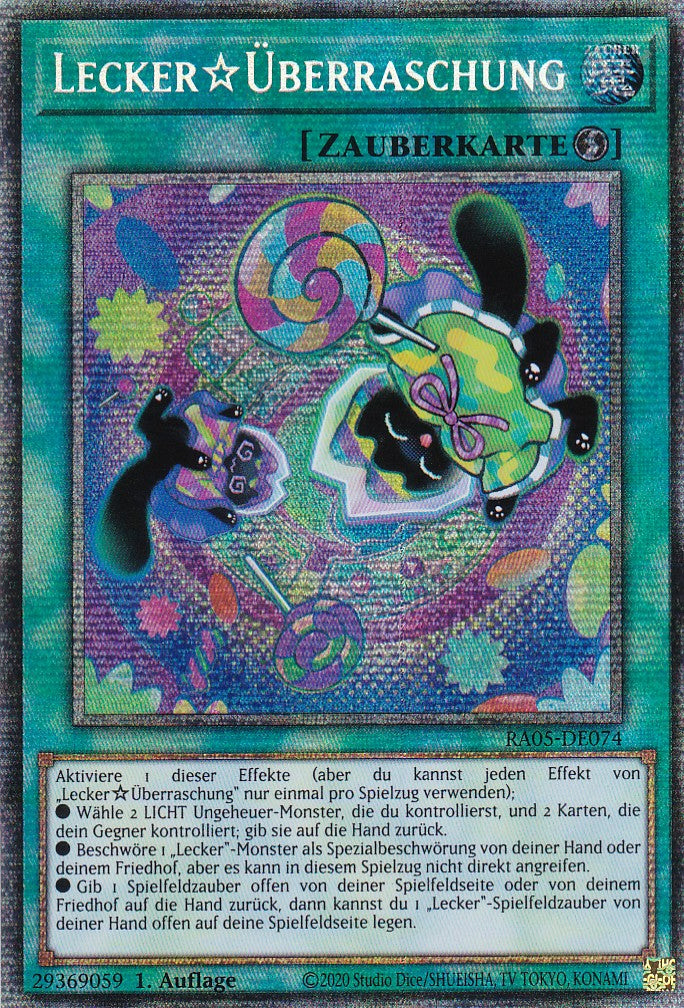 Lecker☆Überraschung - RA05-DE074 - Starlight Rare - Deutsch - Rarity Collection 5 - Yugioh